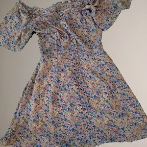 SIENNA SKY Womens Dress Mini Flowered Floral XS